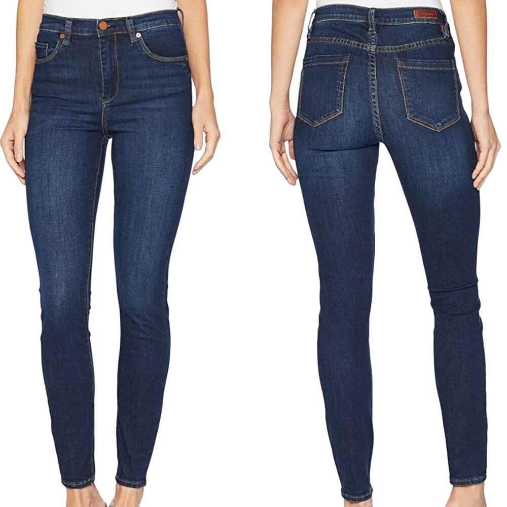 NWT Blank NYC The Great Jones 12" High Rise Skinny Jeans Medium Dark Wash Sz 31
